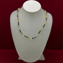 Sterling Silver 925 Station Necklace with Natural Mix Precious 4mm Faceted Rondelle Beaded Gemstone Balance Energy