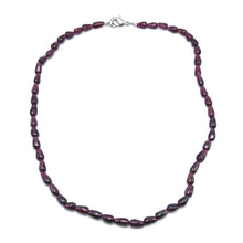 Natural Garnet Smooth Drop Bead 15