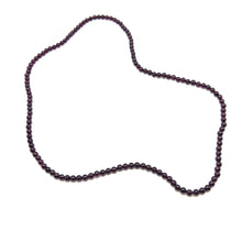 Garnet Natural Handmade Ball Plain Gemstone Beaded 28.8” Necklace Jewelry