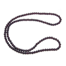 Garnet Natural Handmade Ball Plain Gemstone Beaded 28.8” Necklace Jewelry