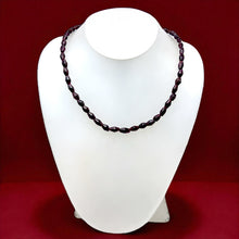 Garnet Natural Handmade Smooth Plain Dholki Gemstone Beaded 16.4