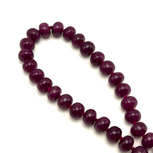 Ruby Gemstone Necklace | Smooth 10–11mm Rondelle Beads 81 Pcs 728 Carats | Rich Crimson Red VVS Clarity | 27 Inch Birthstone Precious Jewelry