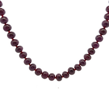 Natural Ruby Gemstone Necklace | Smooth 9-10mm Rondelle Beads 79 Pcs 610 Carats | Deep Crimson Red VVS Clarity | 26 Inch Investment-Grade Handmade Jewelry