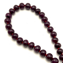 Natural Ruby Gemstone Necklace | Smooth 9-10mm Rondelle Beads 79 Pcs 610 Carats | Deep Crimson Red VVS Clarity | 26 Inch Investment-Grade Handmade Jewelry