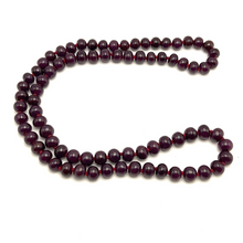 Natural Ruby Gemstone Necklace | Smooth 9-10mm Rondelle Beads 79 Pcs 610 Carats | Deep Crimson Red VVS Clarity | 26 Inch Investment-Grade Handmade Jewelry