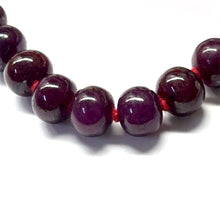 Natural Ruby Gemstone Necklace | Smooth 9-10mm Rondelle Beads 79 Pcs 610 Carats | Deep Crimson Red VVS Clarity | 26 Inch Investment-Grade Handmade Jewelry