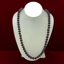 Natural Ruby Gemstone Necklace | Smooth 9-10mm Rondelle Beads 79 Pcs 610 Carats | Deep Crimson Red VVS Clarity | 26 Inch Investment-Grade Handmade Jewelry