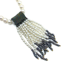 Elegant Plain Pearl Ball With Lariat Style Necklace