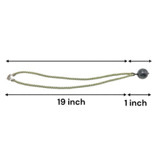 Natural Jasper Gemstone Ball 20mm Smooth Luster Light Green Twisted Cord Pendant Necklace
