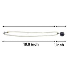 Natural Jasper Gemstone 20mm Ball With White Twisted Cord Pendant Necklace Linked To Balance Grounding And Inner Strength