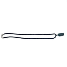 Natural Jasper Gemstone 25mm Plain Hexagon Shape With Dark Twisted Cord Pendant Necklace Believed To Support Emotional Balance And Strength