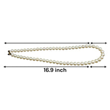 Natural Freshwater Pearl 7mm White Color Radiant Beauty Necklace Jewelry