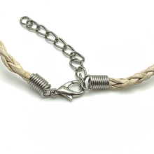 Natural Carnelian Gemstone 15mm Drop Shape With White Twisted Cord Pendant Necklace Linked To Vitality Confidence And Clarity