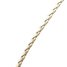 Natural Carnelian Gemstone Pendant 13mm Drop Shape with White Twisted Cord Necklace Unisex Jewelry