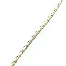 Natural Garnet Gemstone 10mm Drop Shape Pendant With White Twisted Cord Necklace Known For Passion Vitality And Strength