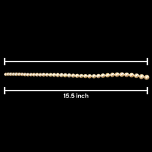 Natural Freshwater Pearl 11mm Cream Round Necklace 15.5inch Elegant Style Necklace for Grace and Harmony