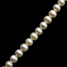 Natural Freshwater Pearl 5mm White Round Necklace 32.5inch Freshwater Pearl Jewelry for Purity and Spiritual Calm