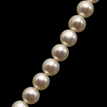 Natural Freshwater Pearl 7mm White Round Necklace 32inch Elegant Look Jewelry for Balance and Soft Radiance