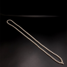 Natural Freshwater Pearl 7mm White Round Necklace 32inch Elegant Look Jewelry for Balance and Soft Radiance