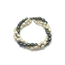 Freshwater Pearl Bracelet White Grey Drop Button Shape 9 Inch Perfect for Bridal Jewelry Symbol of Care Serenity and Calming Energy