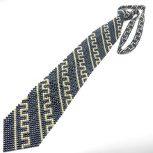 Handcrafted Greek Pattern Pearl Tie Classical Elegance