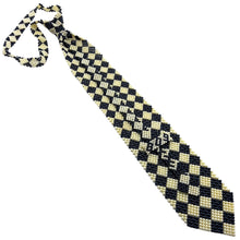 Handcrafted Argyle Pattern Pearl Tie Timeless and Refined