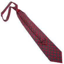 Handcrafted Argyle Pattern Pearl Tie Unique Neckwear