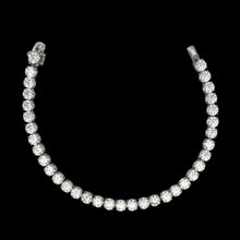 Classic Premium White Cubic Zirconia Tennis Bracelet 925 Sterling Silver 5x5mm CZ 7.48’’ Timeless Design - Bracelet