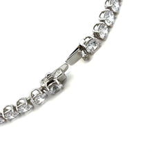 Classic Premium White Cubic Zirconia Tennis Bracelet 925 Sterling Silver 5x5mm CZ 7.48’’ Timeless Design - Bracelet
