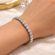 Classic Premium White Cubic Zirconia Tennis Bracelet 925 Sterling Silver 5x5mm CZ 7.48’’ Timeless Design - Bracelet