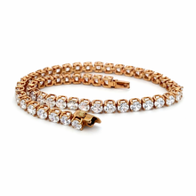 Luxury Premium White Cubic Zirconia Tennis Bracelet in White Sterling Silver 3.75mm CZ Stones 7.48’’ Jewelry - Bracelet