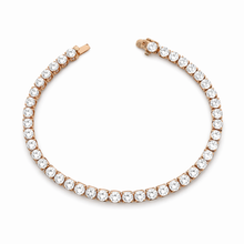 Luxury Premium White Cubic Zirconia Tennis Bracelet in White Sterling Silver 3.75mm CZ Stones 7.48’’ Jewelry - Bracelet