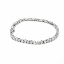 925 Sterling Silver White Cubic Zirconia Tennis Bracelet Premium 3.75mm Stones 7.48’’ Elegant Bracelet - Bracelet