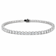 925 Sterling Silver White Cubic Zirconia Tennis Bracelet Premium 3.75mm Stones 7.48’’ Elegant Bracelet - Bracelet