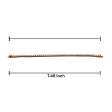 Luxury Premium White Cubic Zirconia Tennis Bracelet in White Sterling Silver 3.75mm CZ Stones 7.48’’ Jewelry - Bracelet