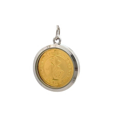Tri-Dathu Divine Chinese Characters & Zodiac Sign Pendant – Handcrafted Unisex Talisman in Gold, Silver & Copper for Peace, Enlightenment & Spiritual Protection Gift