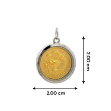 Year of the Dragon Tri-Dhatu Pendant – Handcrafted Chinese Zodiac Talisman in Gold, Silver & Copper for Power, Luck & Celestial Energy Gift
