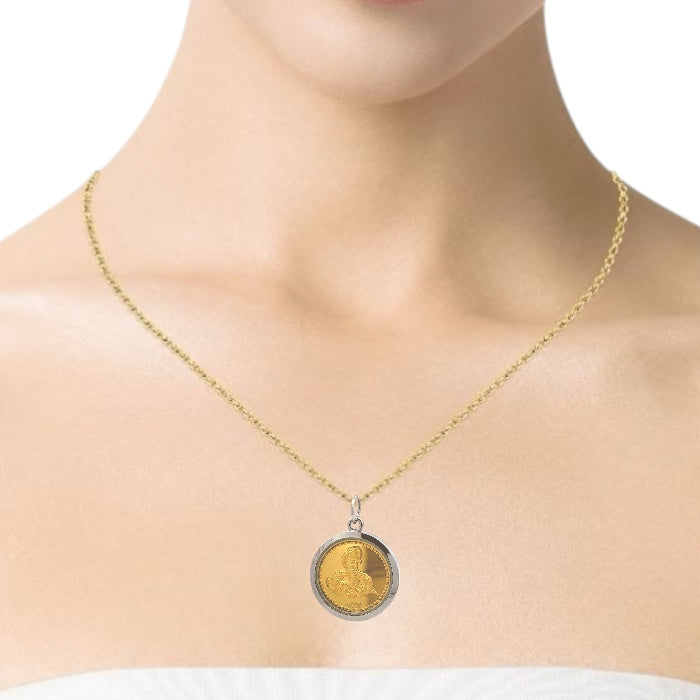 Tri-Dhatu Snake Chinese Zodiac Pendant – Tri-Dahatu Handcrafted Talisman in Gold, Silver & Copper for Wisdom, Intuition & Life Transformation