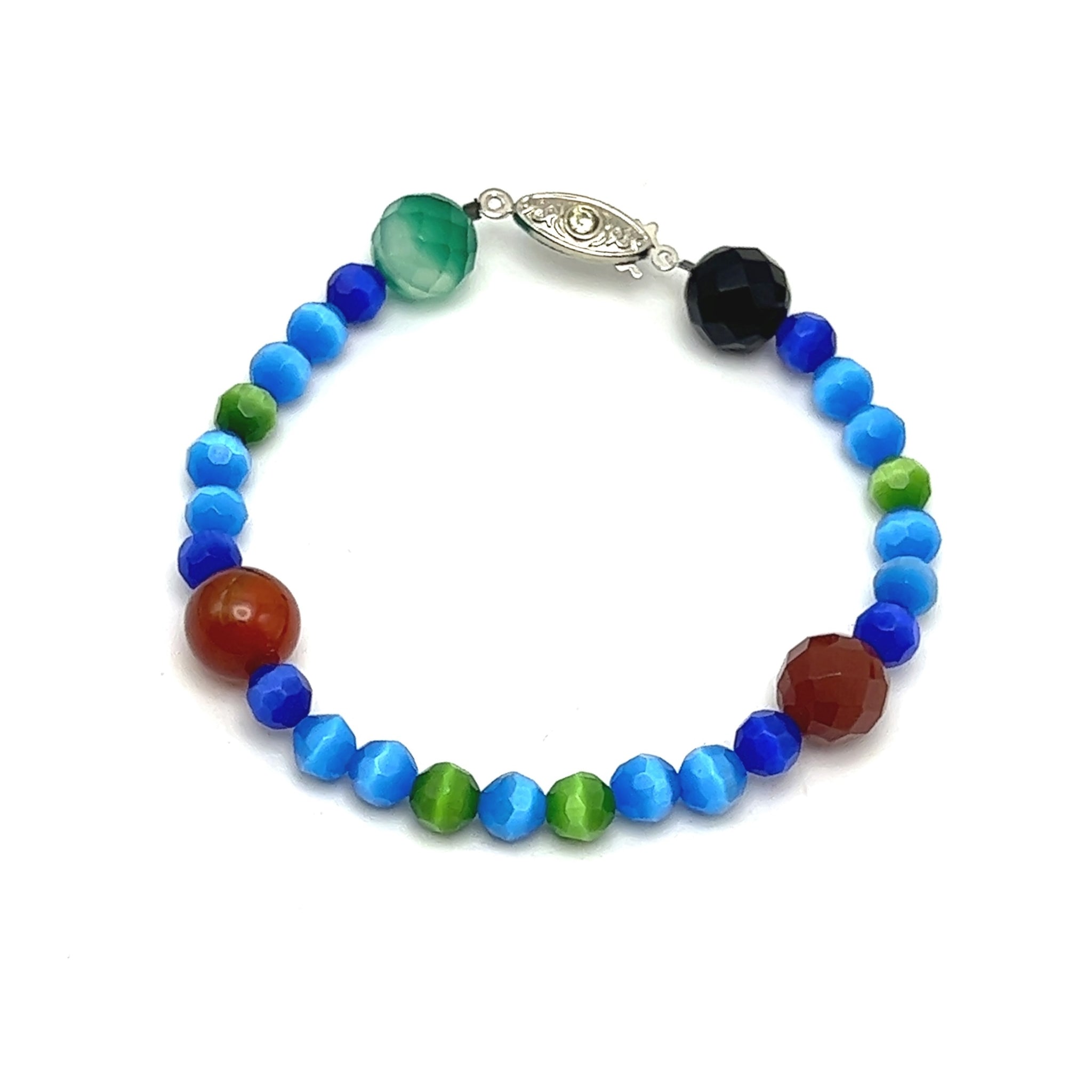 Mix Stone Colorful Handmade Vibrant Bracelet