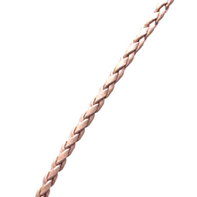 Light Green Pendant  Drop Shape 16mm With Light Pink Twisted Cord Glass Stone Necklace Evoking Calm Fresh Visual Appeal