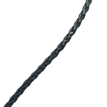 Light Pink Drop Pendant Glass Stone 16mm With Handcrafted Black Twisted Cord Necklace Modern Design With Soft Visual Balance