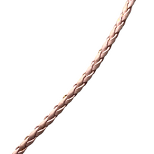 Pendant Necklace Light Green Drop Shape 16mm Glass Stone With Light Pink Twisted Cord Designed For Light Refreshing Aesthetics