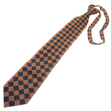 Handcrafted Argyle Pattern Pearl Tie Timeless Unique Necktie
