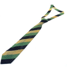 Handcrafted Stripes Pattern Pearl Tie Classic Lines and Style