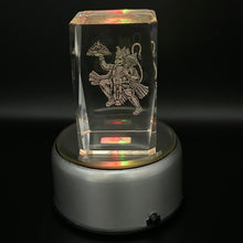 3D Crystal Hanuman God Lamp Powerful Aura