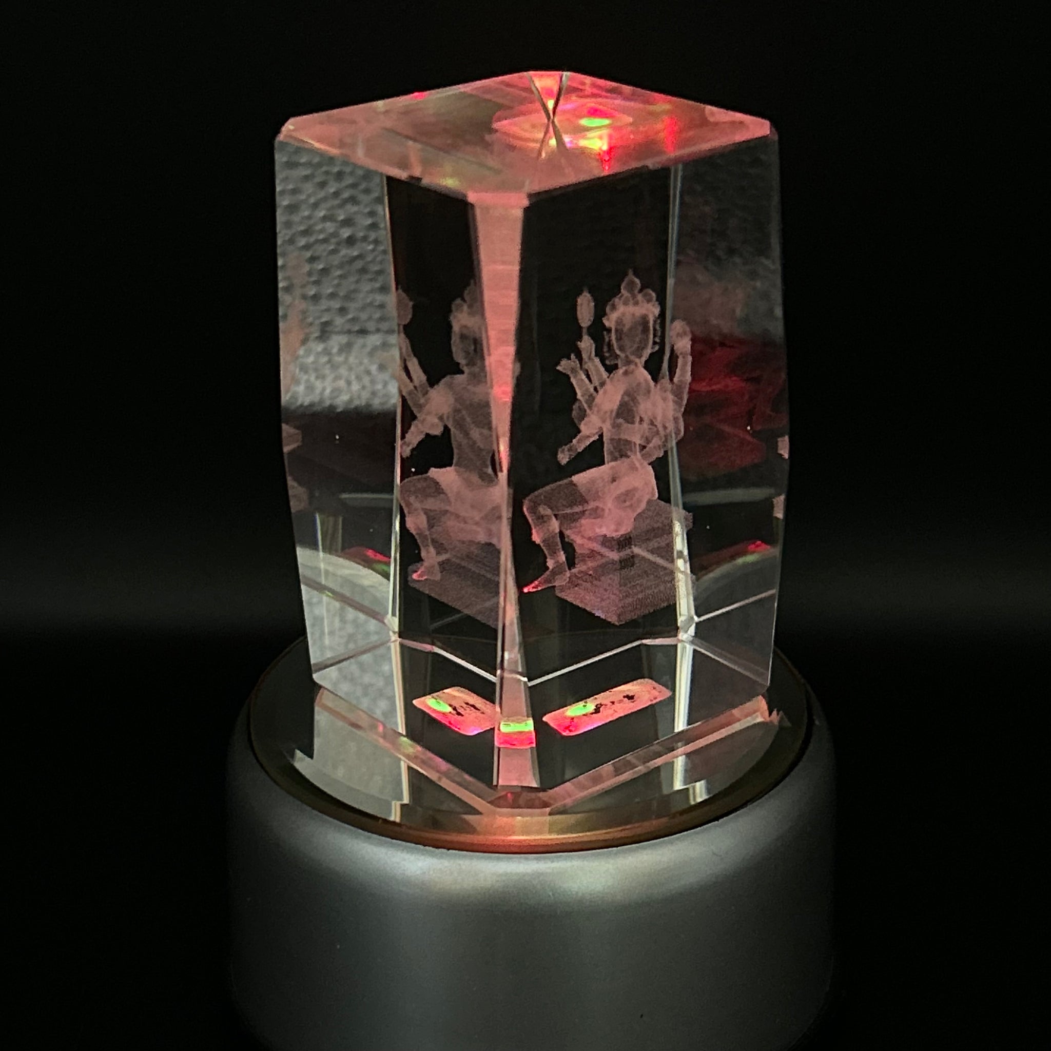 3D Crystal Brahma God Lamp Religious