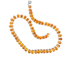 Natural Citrine Briolette Drop Gemstone Necklace Jewelry