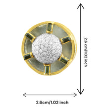 18K Yellow Gold Pendant Earring with Diamond & Green Tourmaline Natural Gemstones Hoop Wheel Style Jewellery Set