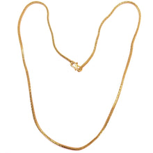 Snake Chain Gold Plated Necklace Jewelry