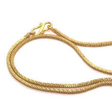 Snake Chain Gold Plated Necklace Jewelry